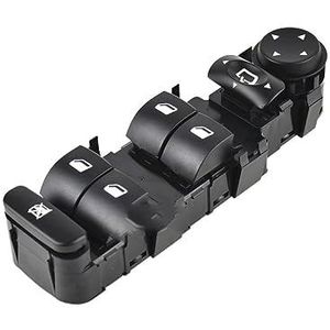 Raamschakelaarknop Raam Schakelaar Auto Voor C4 2004-2008 2009 2010 2011 9651464577 Linksvoor Master Electric Power Met Achteruitkijkspiegel Knoppen(Without panel)