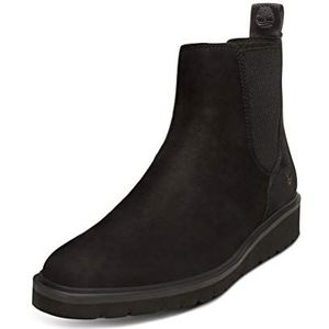Timberland Ellis Street Chelsea laarzen voor dames, Zwart Jet Zwart Elko 1, 39.5 EU
