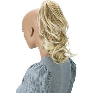 CAISHA 30cm Haarstukje Vlecht Paardenstaart Haarextensies Volumineus Golvend Blond Mix H107