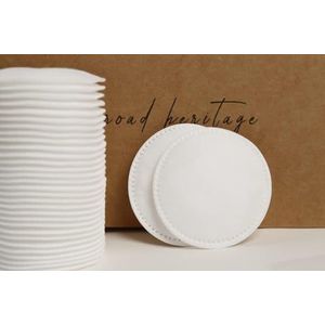 SilkRoad Simply Soft Cotton Rounds, puur katoenen pads, wattenschijfjes, make-up remover, wattenschijfjes voor gezicht, pluisvrij, zacht en absorberend voor schoonheid, cosmetica, gezichtspads,