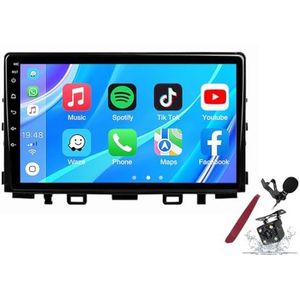 Android 14 Autoradio Sat Navi voor K-IA Rio (2016-2018) 9 Inch Touchscreen Multimedia Speler met Draadloze Carplay GPS Navigatie FM RDS Bluetooth 5G-WiFi SWC DSP,M120s