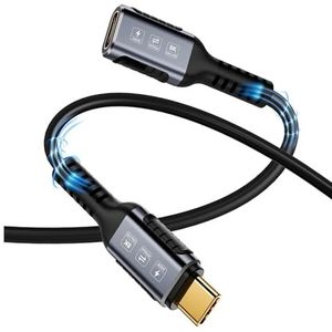 ALcorY Datakabel USB4 TYPE-C240W snellaadkabel voor mobiele telefoon beeldschermprojectie 8K 40G compatibel volledig functioneel