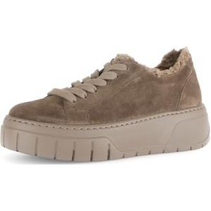 Gabor Low-Top sneakers voor dames, lage schoenen, beste pasvorm, warme voering, Farro 14, 40.5 EU