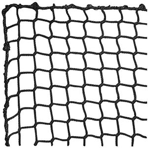 Tuinnet Knooploos Voetbal Backstop Net, Sport Oefen Barrière Net, Golfbal Raket Net, Balkon Bescherming Veilig Net (Color : 3Mx10M, Size : Black 5cm Cell)