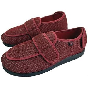 Dames Brede Schoenen met Verstelbare voor Diabetisch Oedeem Plantaire Fasciitis Hallux Valgus Artritis Gezwollen Voeten Luchtkussen Bodem Vetmakende Ouderen Schoenen