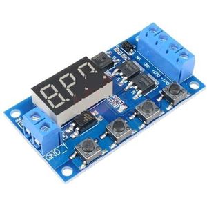 DC 12 V 24 V timer vertraging schakelaar trigger cyclus dual MOS Tube Control DC motor LED Light Module Micro Pump Controller 1 stuk