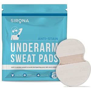 Sirona Einweg-Achselpads | Antitranspirant & Absorbierend | Schweißschutz Shields gegen Hyperhidrose & Geruch | Für Männer & Frauen (12 Pads)