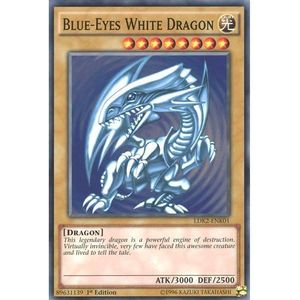 YuGiOh : LDK2-ENK01 Limited Ed Blue-Eyes White Dragon (Alternate Art 1) Common Card - ( Yu-Gi-Oh! Single Card ) by