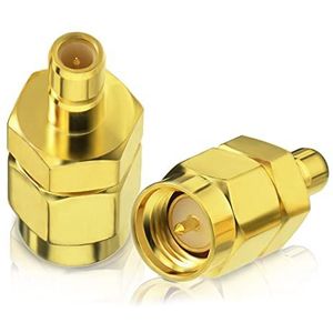 Bingfu DAB Aerial SMA Adapter SMB Male to SMA Male Connector 2 Kit for Alpine AiliTech Pioneer Clarion Panasonic Pure Revo Radio