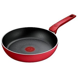 Tefal Pan 24 cm, inductie, antiaanbaklaag, temperatuurweergave, diepe vorm, comfortabele handgreep, heerlijke en gezonde maaltijden, gemaakt in Frankrijk, Daily Expert C2890402