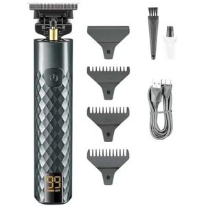 Tondeuses voor mannen, tondeuse T9 haarsnijmachine elektrische tondeuse draadloze kapselmachine kale kop kappersschaar tondeuse voor mannen
