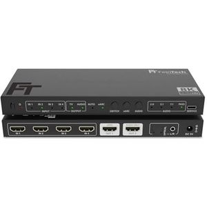 FeinTech SW411 - HDMI 2.1 Switch - 4 In 1 Out - Met HDMI Audio Extractor