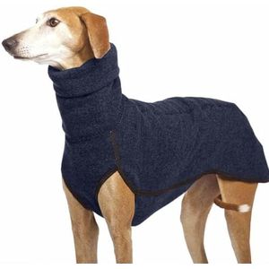 Herfst En Winter Warme Windhond Labrador Herder Kleding Voor Grote Honden Shirt Hoge Hals Trui Stretch Fleece Trui Voor Honden Vest Huisdier Jas