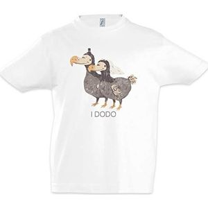 Urban Backwoods I Dodo Kinder Jongens T-Shirt Wit Maat 6 Jaar