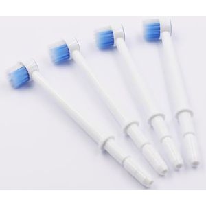LEZHISNUG Vervangende opzetstukken compatibel met Waterpik WP-667 monddouche, 4 borstelkoppunten; voor Waterpik Aquarius WP-660 WP-100 WP-900 WP-580 monddouche