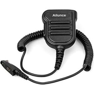 Ailunce H103M Waterdicht Luidsprekermicrofoon IP67 Compatibel met Ailunce HD1 DMR Radio Speaker-Microfoon Handheld Speaker Compatibel met Retevis RT648 RT87 RT29 RT647 RT83 Walkie Talkies (1 Stuks)