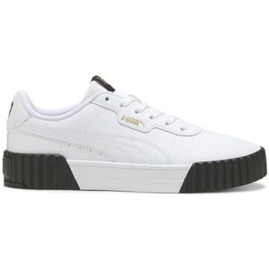 PUMA Womens Carina 3.0 Lace Up Sneakers Shoes Casual - White - Size 7 M