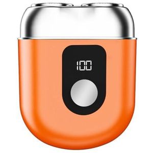 - Mild en niet-irriterend voor de poriën Stijlvol Mini Magnetisch - Opzetstuk Elektrisch Scheerapparaat for Mannen - Krachtige Motor for Snel en Scheren, Compact en Draagbaar for op Reis - Ideaal Gesc