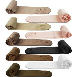 DANCEYOU Ballet Maillot Dans Panty Kousen Leggings voor Meisjes, Kinderen en Vrouwen Omkeerbare zwart L