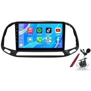 Android 14 Autoradio Sat Navi voor F-iat Doblo (2015-2019) 9 Inch Touchscreen Multimedia Speler met Draadloze Carplay GPS Navigatie FM RDS Bluetooth 5G-WiFi SWC DSP,M700s
