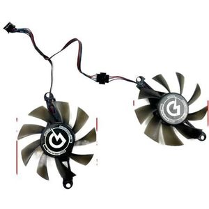 Koelventilator 85mm 4pin 75mm RX580 GPU-ventilator voor PELADN 8GB 256Bit 2048SP GDDR5 grafische kaartventilatoren(75mm)
