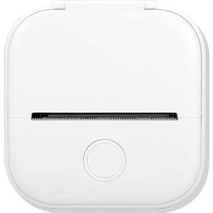 T02 Draagbare Mini-thermische Printer Draadloos BT 203dpi Fotolabel Memolijst Afdrukken Met USB-kabel Draagbaar Draagbare Printer(WH-3 Rolls Stickers)