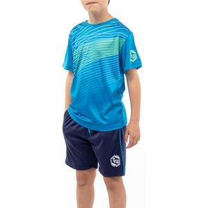 ALPHADVENTURE Sportpak voor kinderen, 2-delige set, T-shirt met korte mouwen en korte broek voor sport, maten van 6 tot 14 jaar