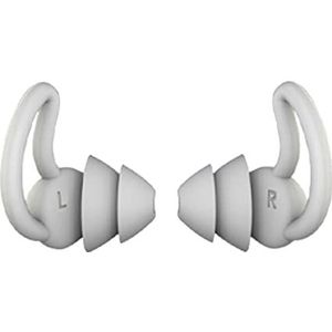 Slapen oordopjes siliconen oordopjes ruisonderdrukking herbruikbare oordopjes voor kantoor thuis, grijs, 2 lagen, premium grijs, 2 lagen