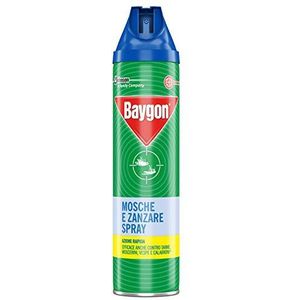Baygon Vliegen- en muggen, insectenspray, 1 verpakking, 400 ml