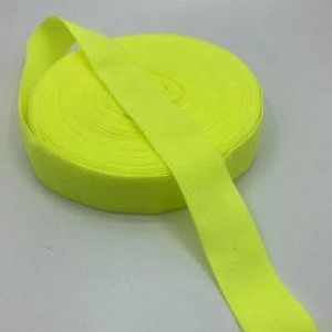 2 cm platte elastische band voor ondergoed, broeken, bh's, rubberen kleding, decoratieve verstelbare zachte tailleband, elastische banden - felgeel - 20 mm 5 yards