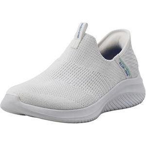 Skechers Women's Hands Free Slip Ins Ultra Flex 3.0 Smooth Step Sneakers voor dames, instappers, Wit, 42 EU