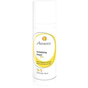 AESTHETICO Revitalizing Cream, 50 ml, vitaminecrème met celbeschermingsformule, revitaliserende verzorging voor droge, vochtarme huid, ook als masker voor gezicht, hals en decolleté, anti-aging crème