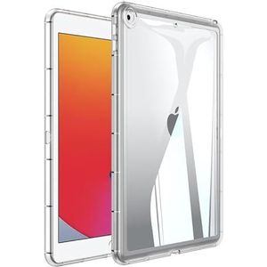 Voor iPad 9.7 6e/5e Generatie Tablet Case, Zachte Clear Transparante Case Voor iPad 9.7 Inch 2018/2017, Schokabsorptie, Slim Fit Lichtgewicht Bumper Case, Wit