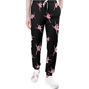 Ballet Dansend Meisje Heren Joggingbroek Casual Joggers Broek Atletische Lounge Broek Met Zakken Voor Vrouwen