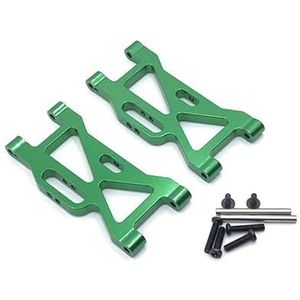 Afstandsbediening auto-onderdelen Metalen upgrade en modificatie Voorste draagarm geschikt for Weili 1/10 104001 104002(Green)