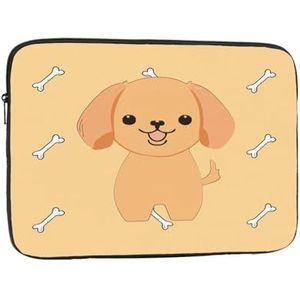 Laptop Case Cartoon Leuke Puppy Laptop Sleeve Shockproof Beschermende Notebook Case Met Rits Aktetas Dragen