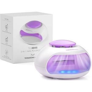 TOUCHBeauty nageldroger, led lamp voor nagel, draagbare nagellakdroger met ventilator en LED-lampje voor normale nagellak AG-0889N