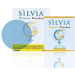 Silvia Vrouwelijk welzijn, met fyto-oestrogenen voor menopauze en hormonale onbalans - 20 transdermale pleisters