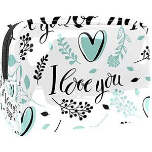 Cosmetische tassen, zelfliefde hart knuffel roze achtergrond reizen cosmetische tassen, multifunctionele draagbare make-up tassen, reizen cosmetische tas organizer voor vrouwen, MultiColor 07,