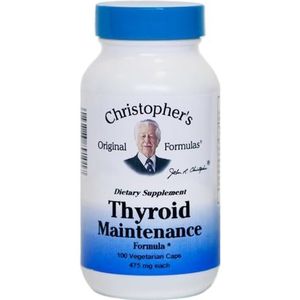 Christopher's Original Formulas Thyroid Maintenance Formula 100 vcaps