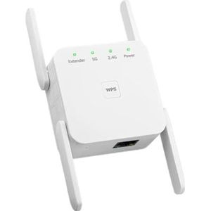 1200Mbps 5Ghz WiFi Repeater AC1200 Extender Versterker 2.4G/5GHz Wi-Fi Signaalversterker Netwerktoegangspunt Met Groot Bereik Eenvoudig Brede Compatibiliteit