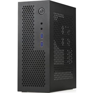 DINSOAVR A09 ITX Desktop HTPC Computer Case Voor ITX Moederborden Kleine 1U Gaming PC Case Chasis Voor Thuis En Kantoor