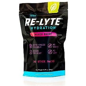 Redmond - Re-Lyte - Electrolyte Drink Mix - Gemengde Bessen/Citroen Limoen - 30 Stick Pack