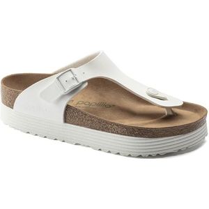 Birkenstock Papillio Gizeh Unisex, Wit, 39 EU Stretta