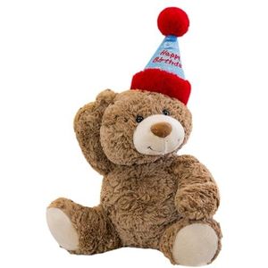 Knuffelbeer, schattige knuffels, 12 inch zachte pluche beer, dierenknuffel met PP-katoen, Valentijnsdag knuffel, decoratief cadeau voor moeder, vriendin, dierbaren