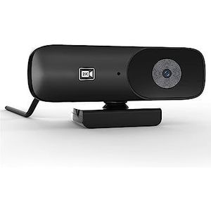 Webcam, Webcam FHD 1080P 60FPS H.264 Autofocus Webcam Met Microfoon Privacy Cover for Desktop Laptop PC Meeting Streaming Web Camera USB,voor livestreaming, videogesprekken en conferenties(C90 2K)