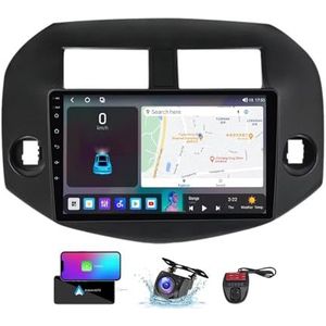 Voor Toyota RAV4 3 XA30 2005-2013 Android 13 Carplay Autoradio, 9 inch Scherm Radio Wireless Android Auto Bluetooth 5.0 Handsfree 4G WiFi FM/RDS/DAB+ Radio DSP Camera + DVR(NF-7)