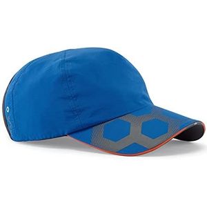 Gill Race Cap Hat Blauw - Unisex - Retainer koord en clip - Wicking innerlijke hoofdband - 100% nylon - Klittenbandsluiting