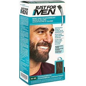JUST FOR MEN Pflege-Brush-In-Color-Gel schwarzbraun, 28.4 ml Gel
