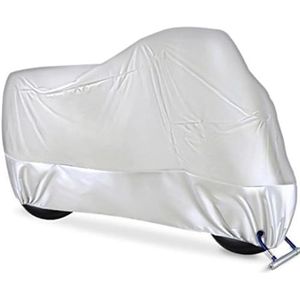 Motorhoes, voor Yamaha Tenere 700 World Raid ab 2022 Motorhoes Buiten Binnen Bescherming Accessoires Waterdicht UV-beschermend Kras Zware motoren Scooter Bromfiets,Silverstyle